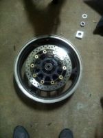 2007 HONDA CBR 600RR FRONT WHEEL