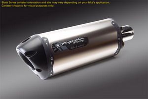 BMW F650GS/F800GS Black Series V.A.L.E.ï¿½ Slip-on Exhaust System (2008-09) - M-2 Titanium Canister