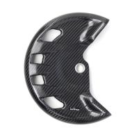 LeoVince X3 CARBON FIBER FRONT DISK GUARD :2004-2009 HONDA CRF 250 X