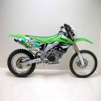 LeoVince X3 MX X3 ENDURO SPORT FULL SYSTEM TITANIUM W/ CARBON END CAP: 2007-2008 KAWASAKI KLX 450 R