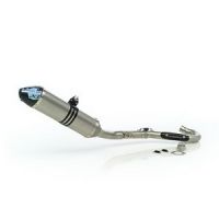 LeoVince X3 MX X3 MOTOCROSS/SM FULL SYSTEM TITANIUM W/ CARBON END CAP: 2008-2009 KTM 505 SX-F