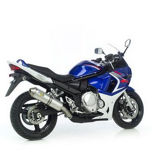 LeoVince SBK Oval SBK OVAL EVOII ALUMINUM WITH CONICAL END CAP: 2008-2009 SUZUKI GSX 750 F Katana