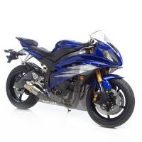 YZF-R6_ SBK FACTORY EVOII FULL SYSTEM TITANIUM W/ CARBON END CAP